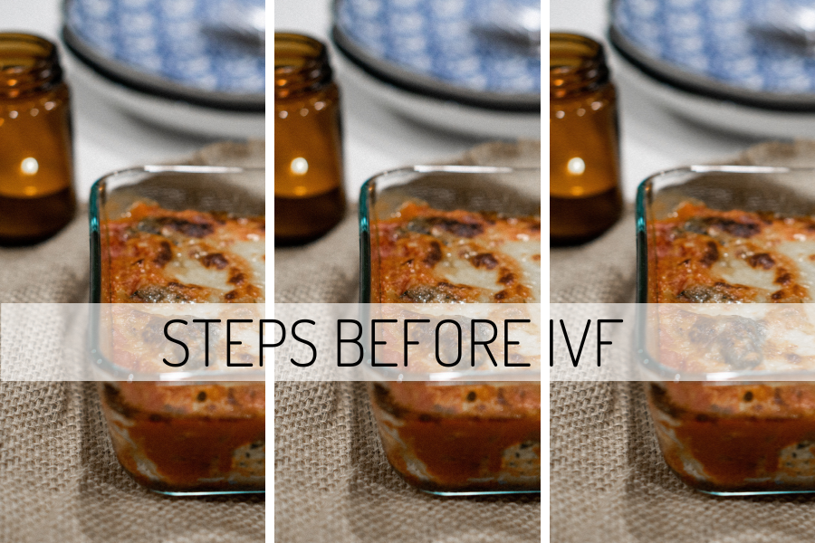 Steps before ivf