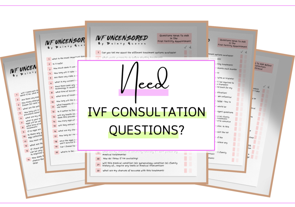 IVF CONSULTATION QUESTIONS